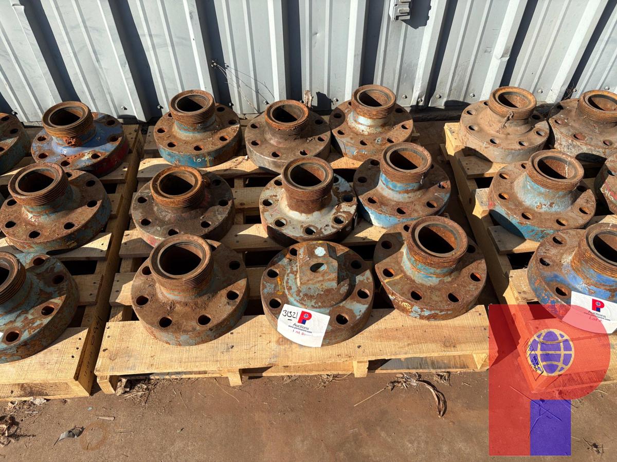 Used (9X$) (8) 4” WECO FLANGES (1) 4” LIFT FLANGE