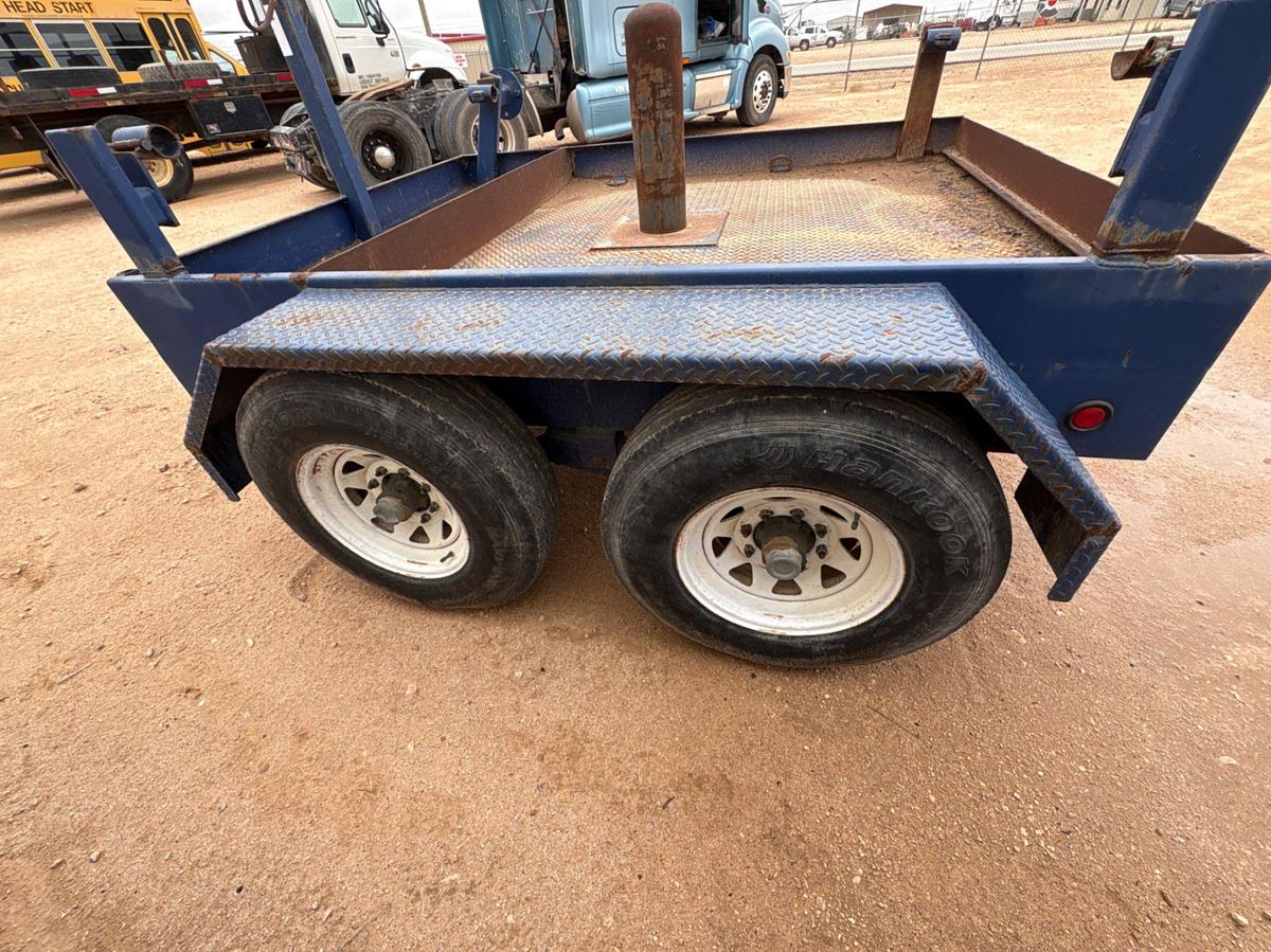 Used SHOPBUILT 8’ x 6.5’ t/a bumper pull BOP trailer