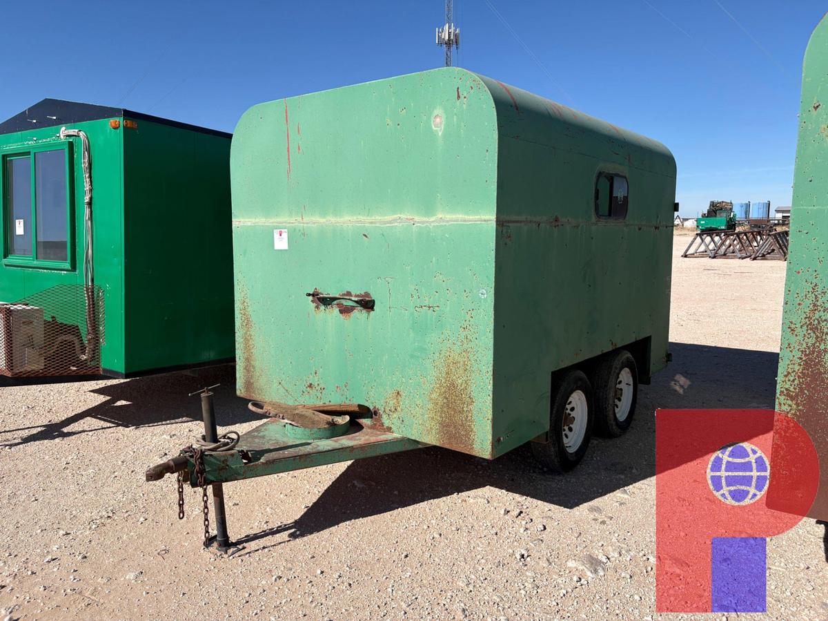 Used SHOPBUILT 10’ X 7’ T/A BUMPER PULL DOGHOUSE TRAILER