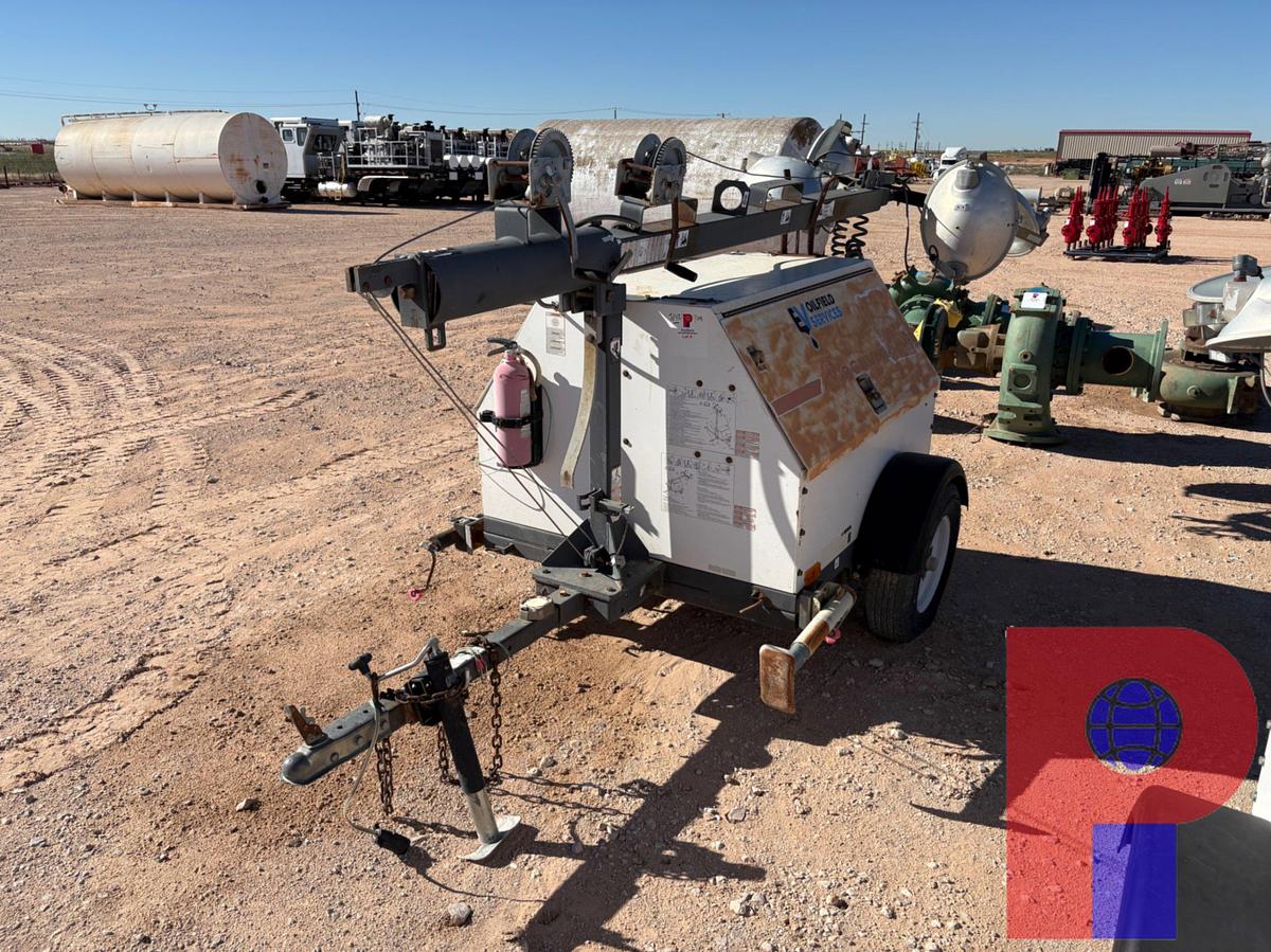 Used MAGNUM MLT4060K 6KW S/A BUMPER PULL LIGHT TOWER