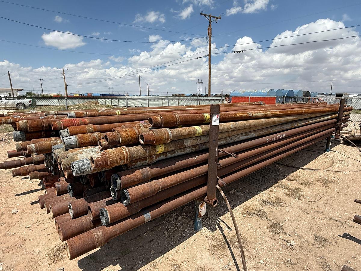 Used (2,139 FT X $) (69 JTS) 5” S-135 STRUCTURAL DRILL PIPE