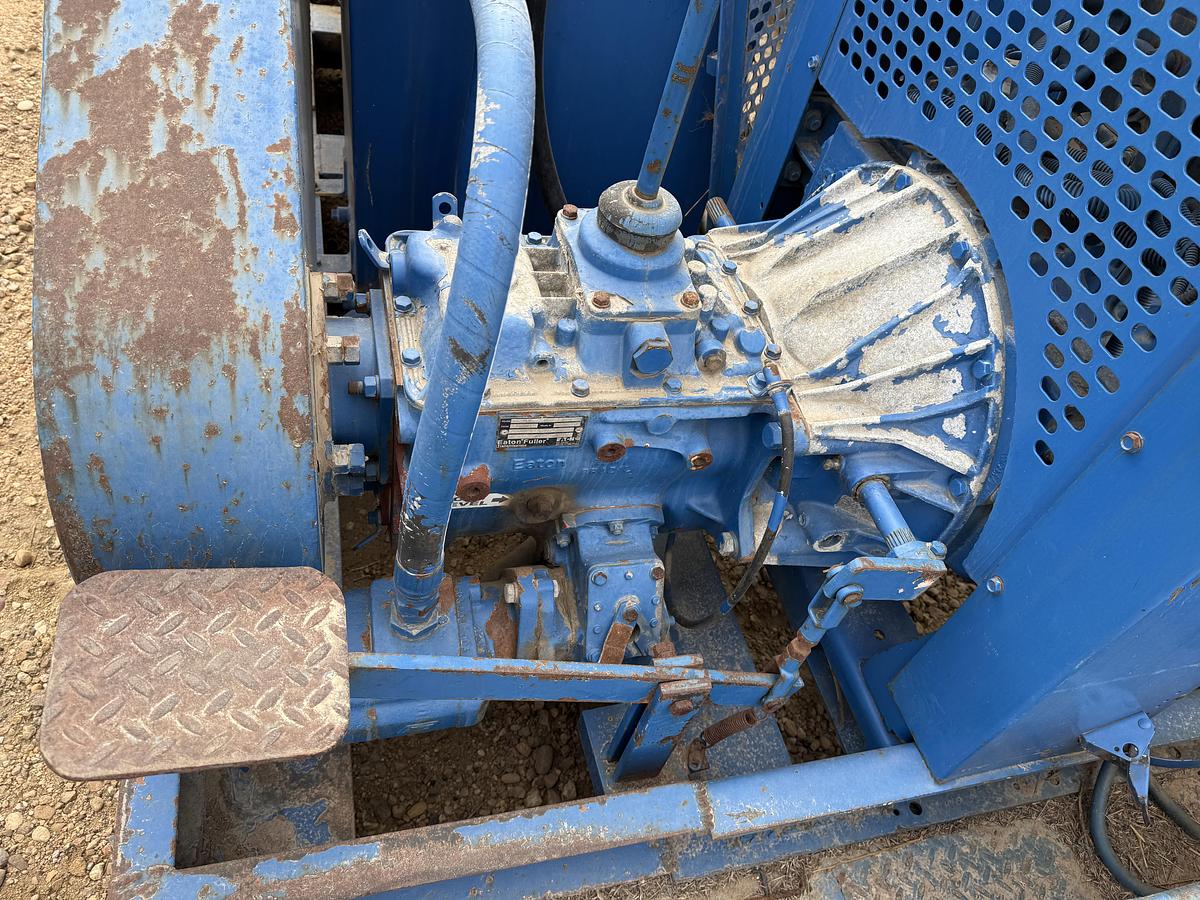 Used GARDNER DENVER TEE 5K WP TRIPLEX WELL SERVICE PUMP, SKIDDED