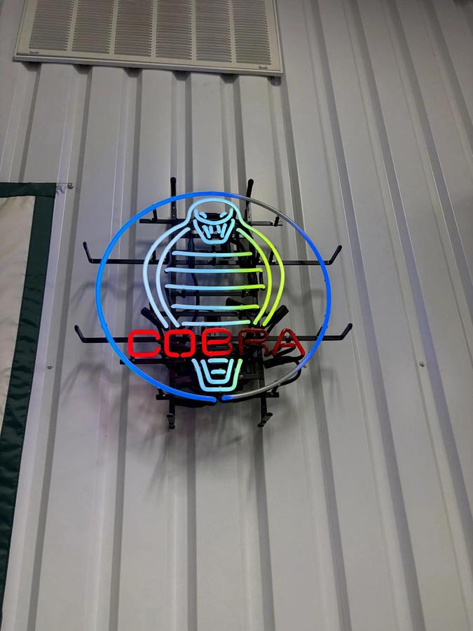 Used SHELBY COBRA Fuel pump decoration & Neon sign