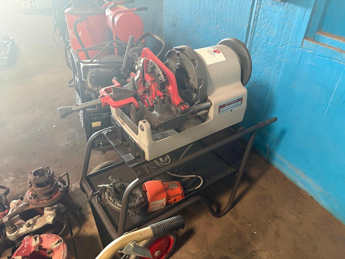 Used Rothenberger supertronic 4se-at portable pipe threading machine