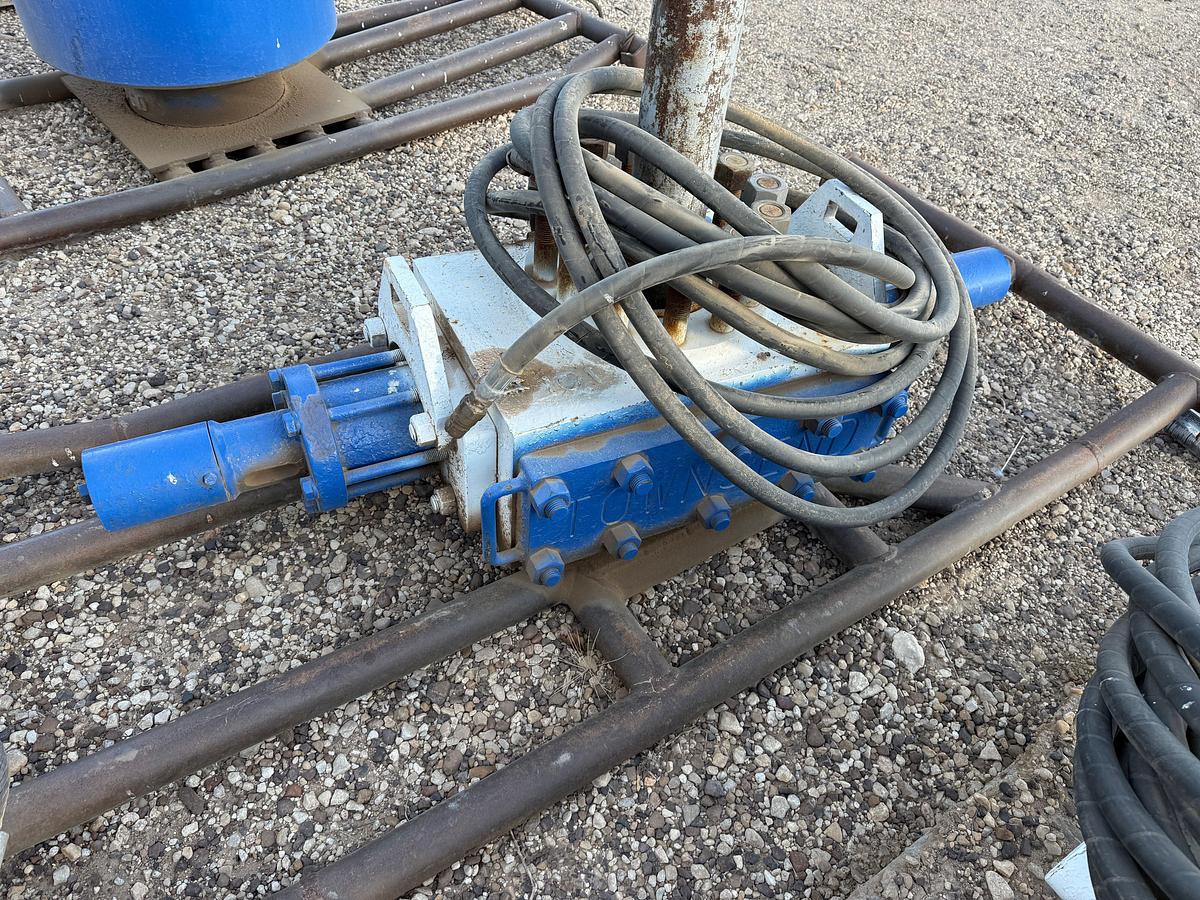 Used 7-1/16 TOWNSEND 5M 2-3/8 SGL STUD HYDRAULIC BLOWOUT PREVENTER, CHARTED