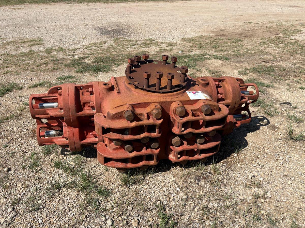 Used Shaffer 11” double hydraulic BOP w/ 3” gate valve