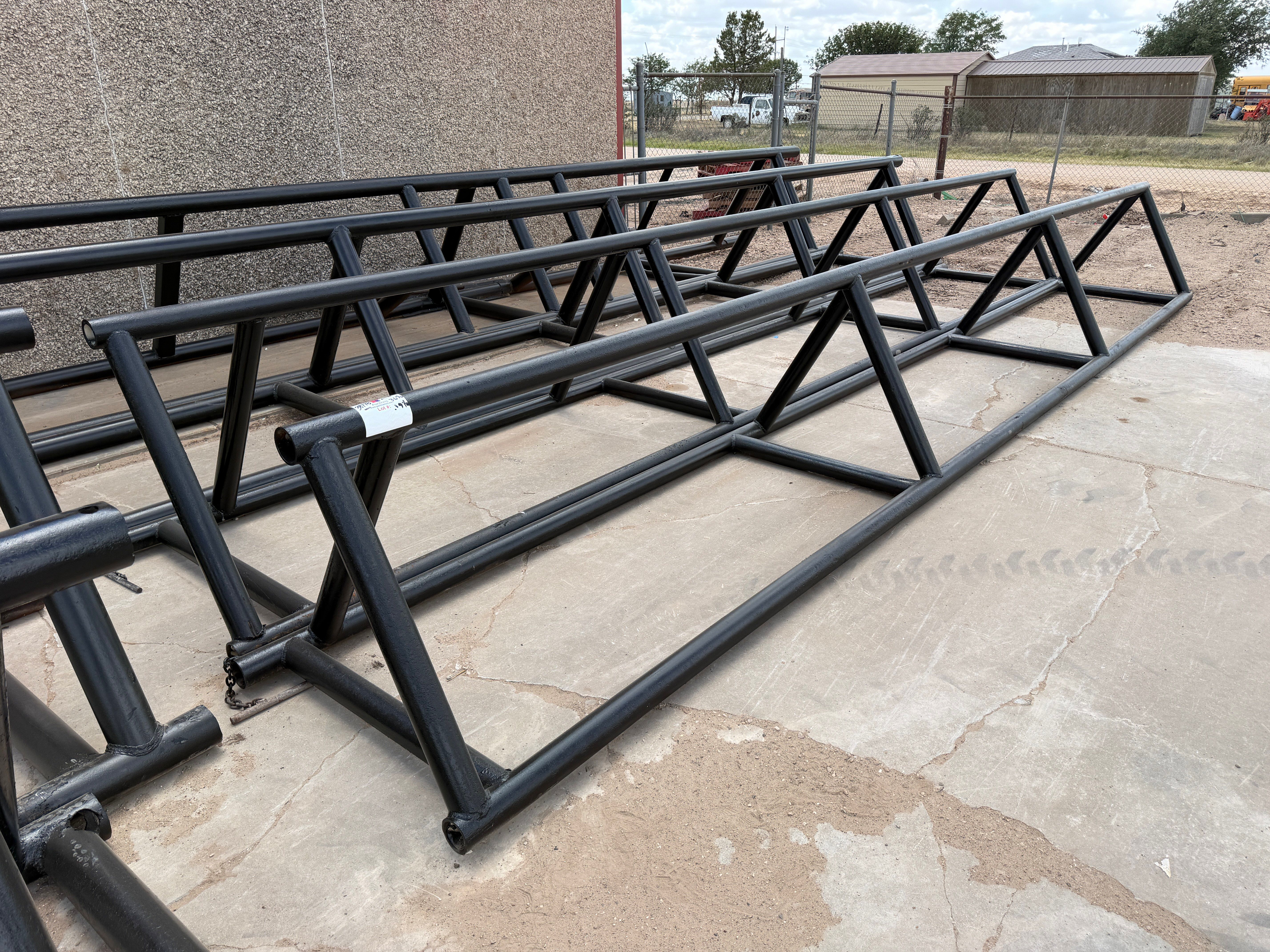 Used (2) Triangle Pipe Racks
