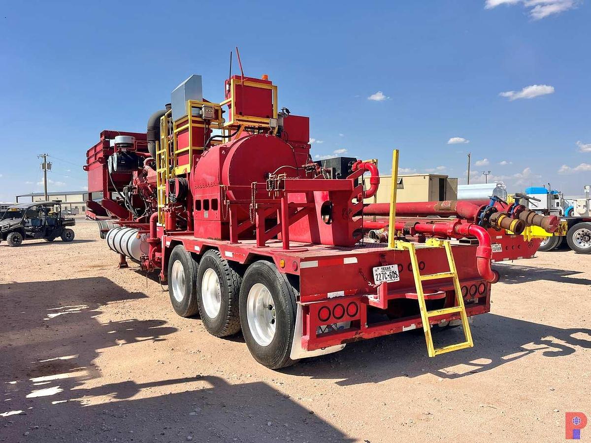 Used 2011 BLACKSTONE TRAILER MFG 3-AXLE FRAC PUMP TRAILER
