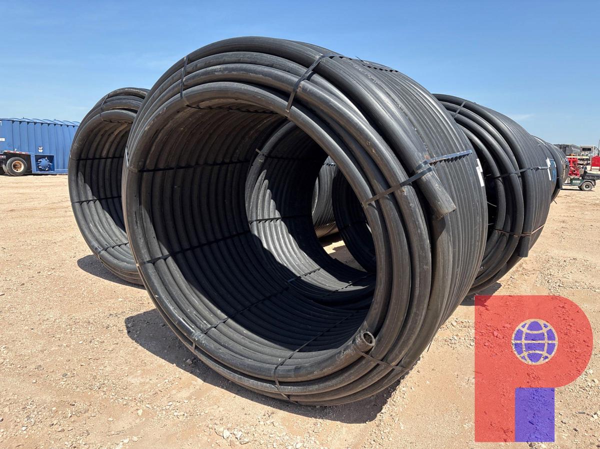 Used 1,000 FOOT ROLL OF 3" IPS SDR9 POLY PIPE
