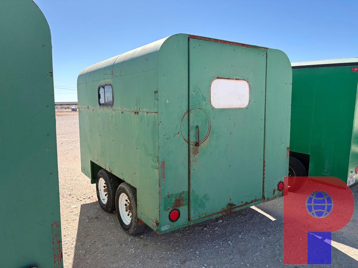 Used SHOPBUILT 10’ X 7’ T/A BUMPER PULL DOGHOUSE TRAILER
