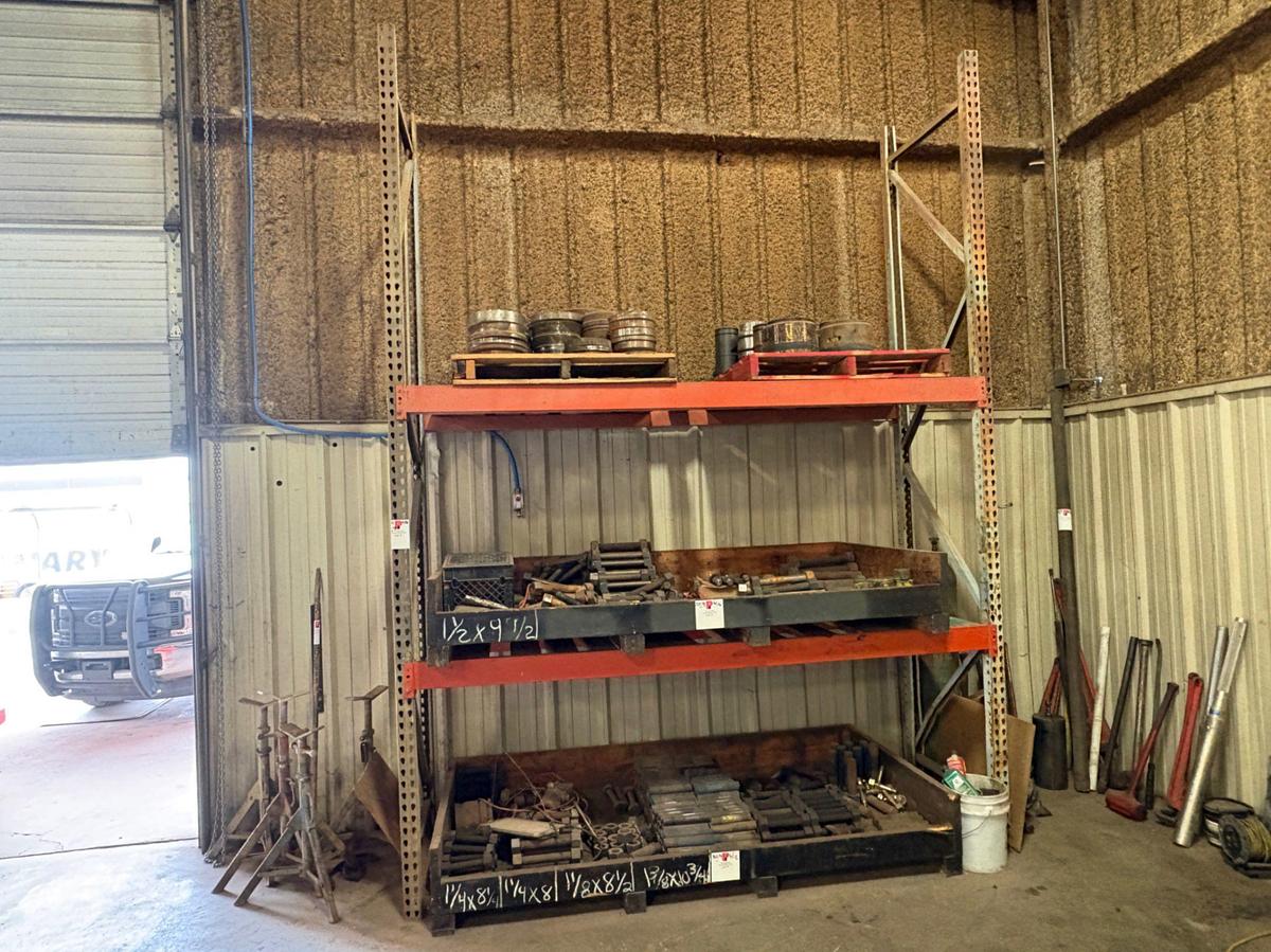 Used 9.5’ x 3’ x 13’ pallet rack shelving