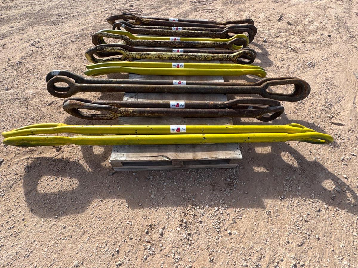 Used (2) 2” x 96” elevator links