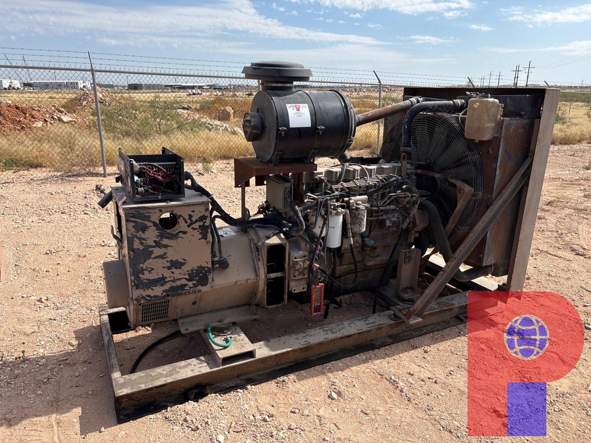 Used NEWAGE 180KW GENERATOR P/B: JOHN DEERE DIESEL ENGINE
