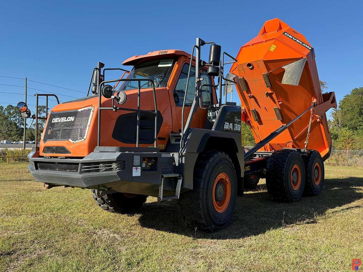 Used 2023 DEVELON DA30-5 ARTICULATED DUMP TRUCK** WARRANTY TO 4/25/27 OR 5000 HRS**