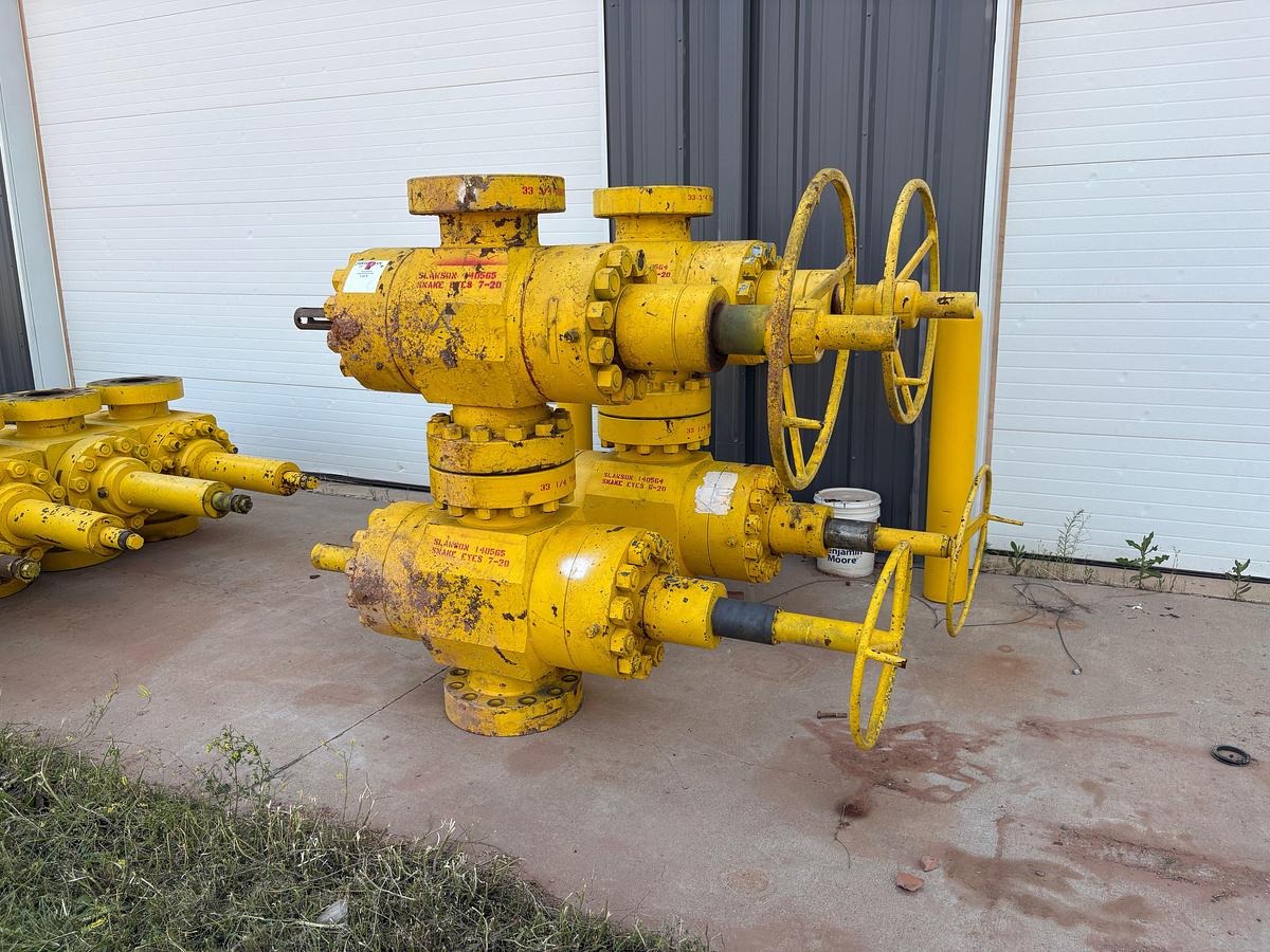 Used (4x$) 7-1/16” 10k frac valves