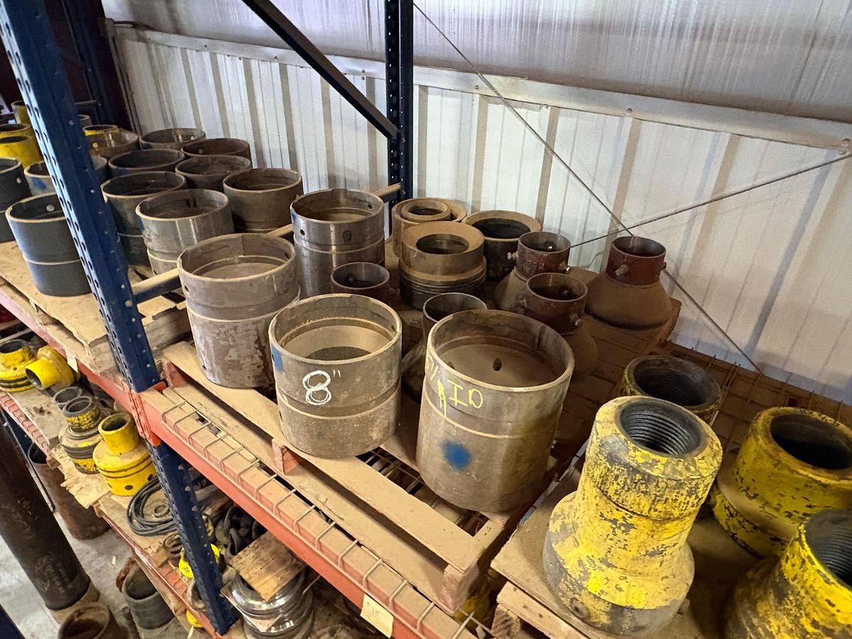 Used Contents of (4 shelves) w/ Assorted rl7, r39, f31, f32, f33 casing hangers, single & double o-ring pack offs