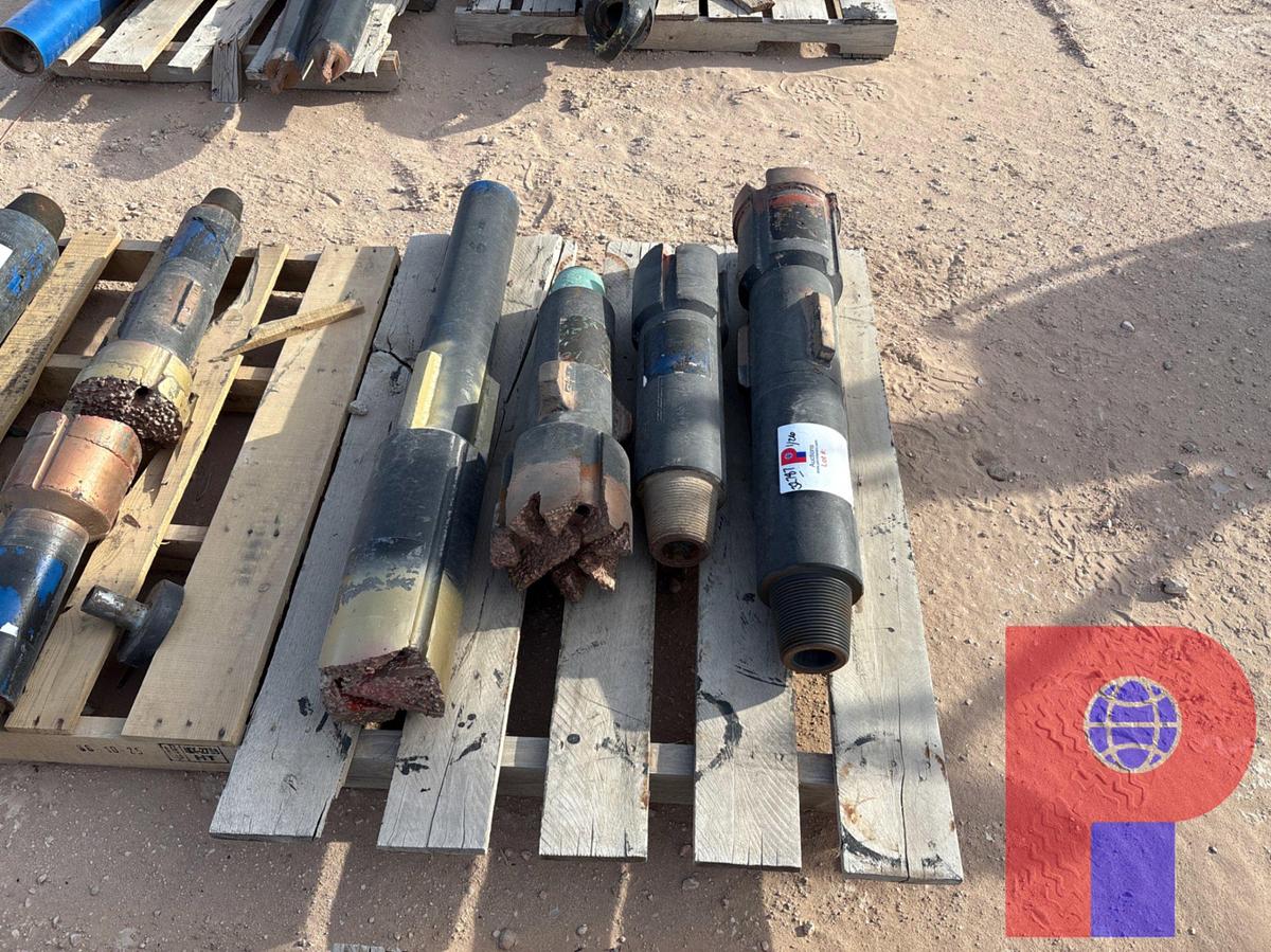 Used (4) bullnose & piranha mills, 6-3/4” - 8-1/2”od