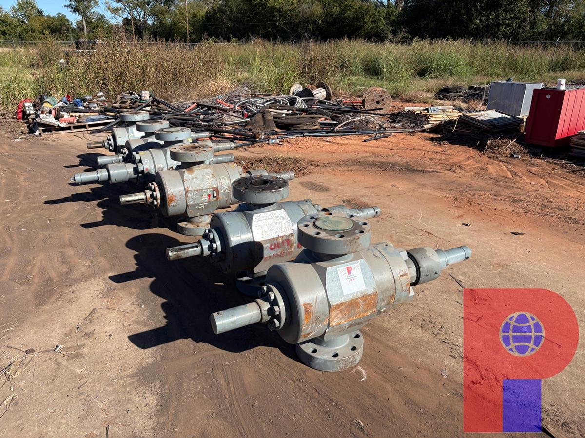 Used (6X$) (6) 4-1/16” 15K HYDRAULIC FRAC VALVES