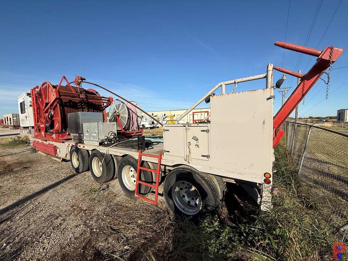 Used 2012 SERVA GROUP 54’ X 102” 4-AXLE 2” COIL TUBING TRAILER