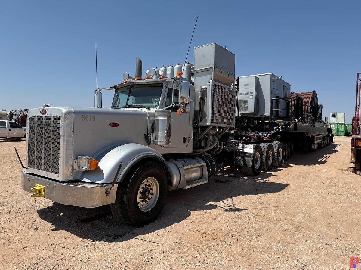 Used 2015 PETERBILT 367 TRI-DRIVE COIL TUBING HAUL TRUCK