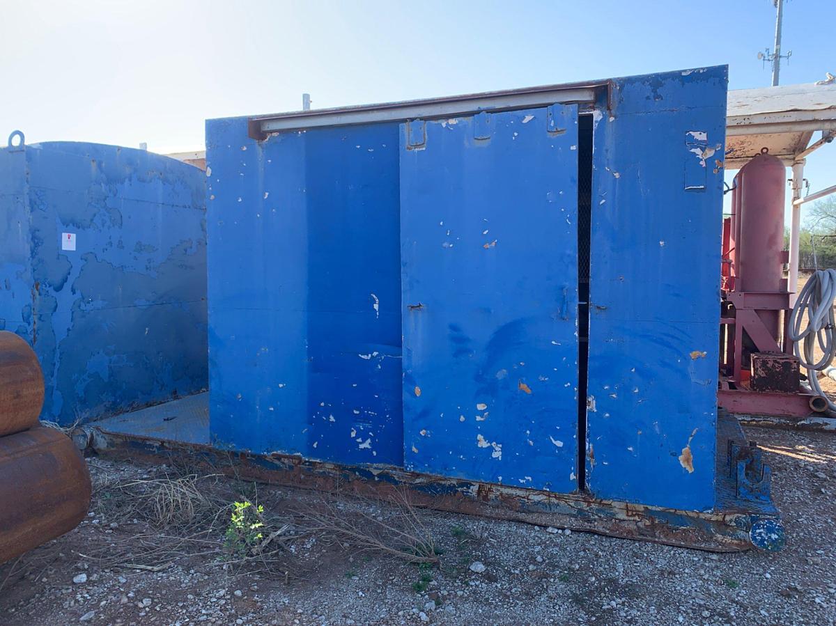 Used 15’ L x 8’ W x 9’ T Skidded Tool Doghouse