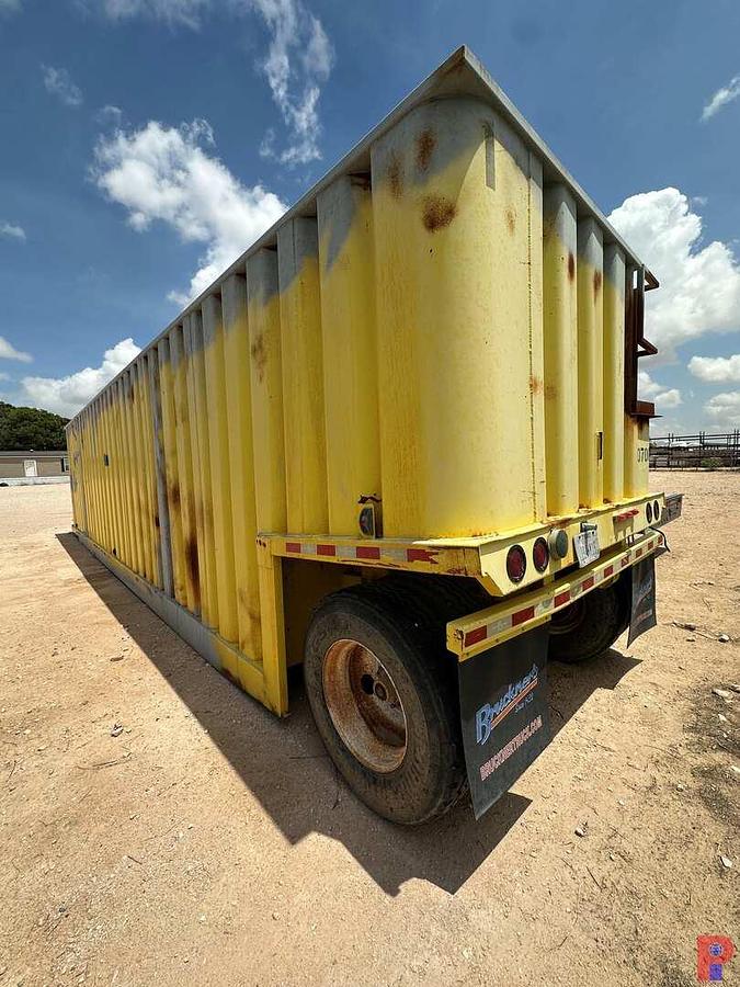 Used 500 BBL. WHEELED WEIR TANK W/ LINER