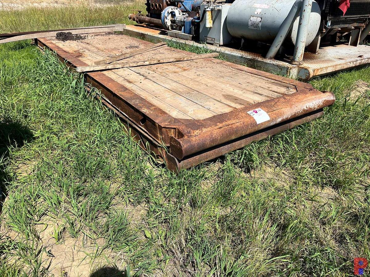 Used 20’ X 5’ X 6” STEEL FRAMED WOOD RIG MATS