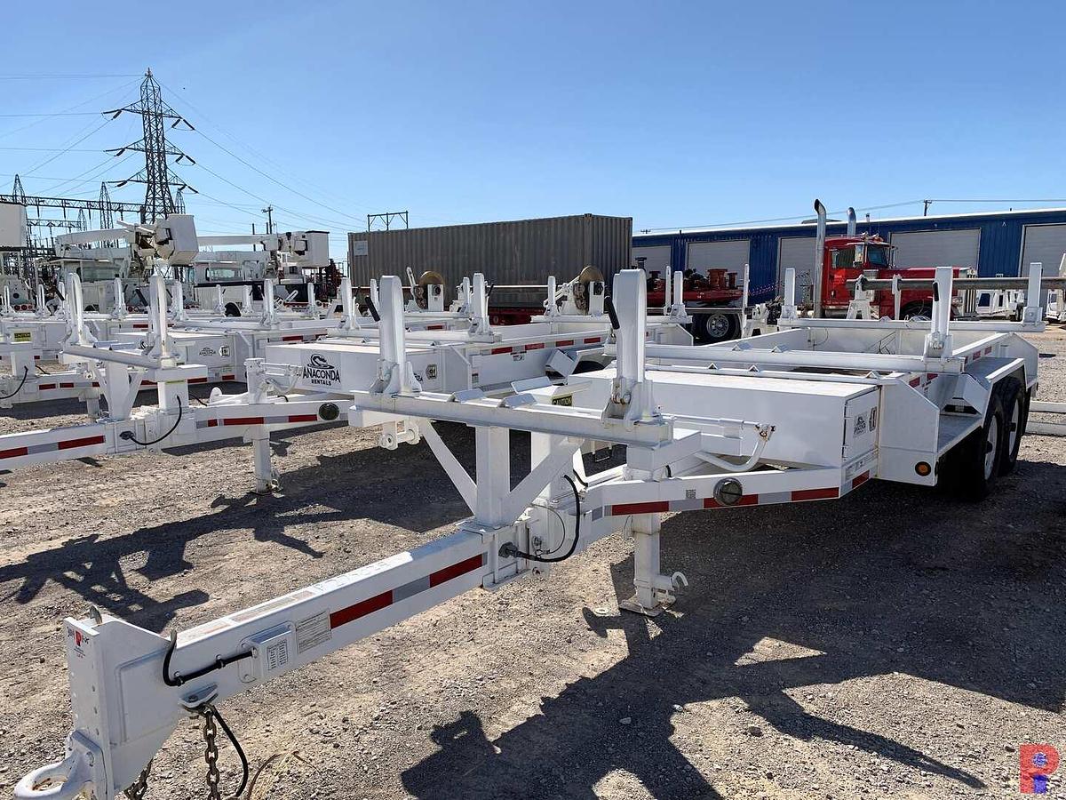 Used 2017 BROOKS BROTHERS TRAILERS  21’ T/A PINTLE HITCH POLE TRAILER