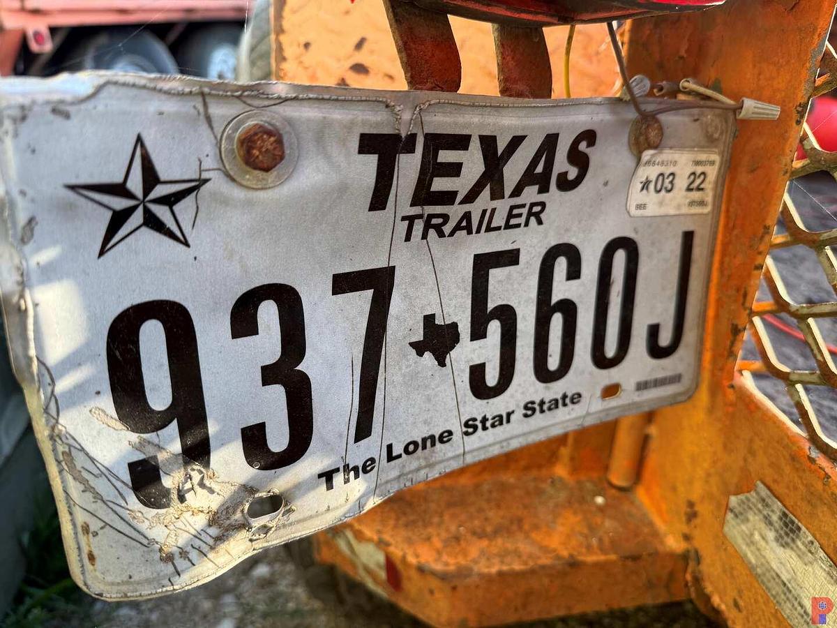 Used 12’ T/A BUMPER PULL TRAILER W/ TOWNSEND 5K HYD. DBL. BOP