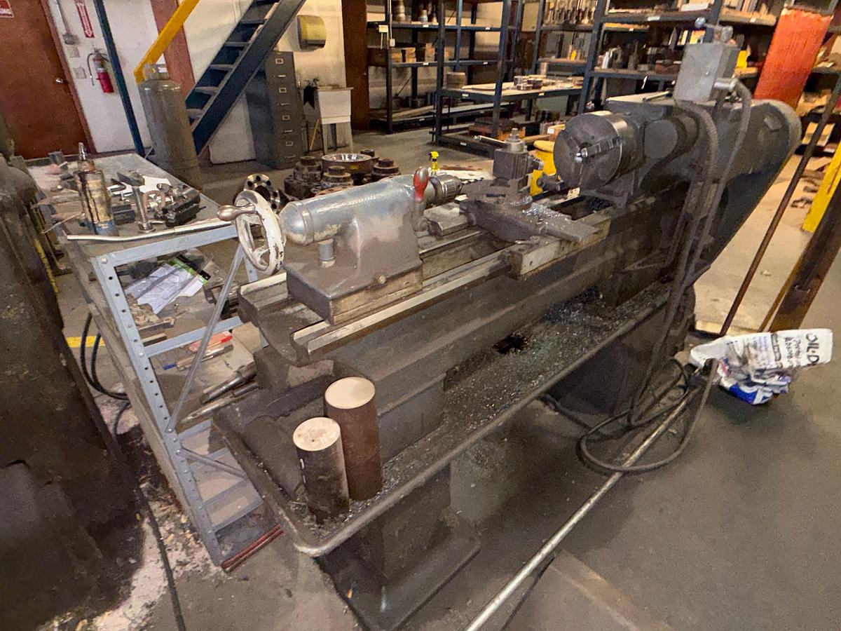 Used THE HENDEY MACHINE 48”x12” TABLE HORIZONTAL LATHE W/ SOME TOOLING