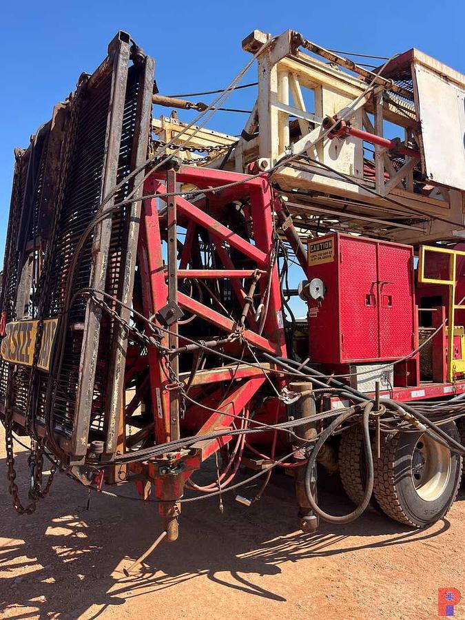 Used 2014 SERVICE KING 575 DD 104’-250K 5-AXLE WELL SERVICE WORKOVER RIG
