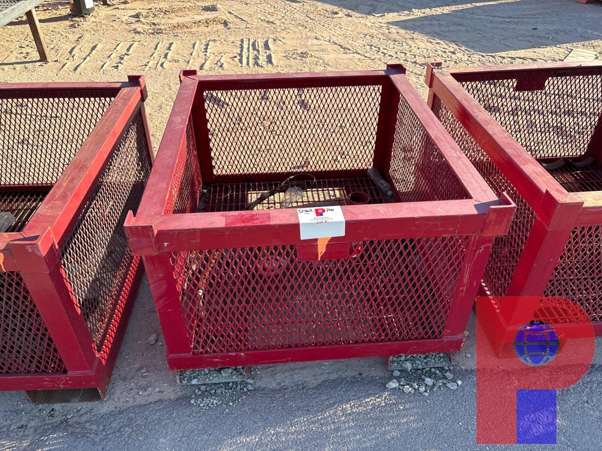Used 4’ X 3.5’ X 2’ TOOL BASKET W/ FORKLIFT POCKETS
