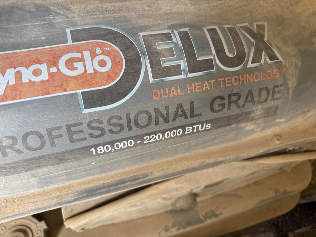 Used (2) DYNA-GLO DELUX 180K-220K BTUs DIESEL FIRED HEATERS