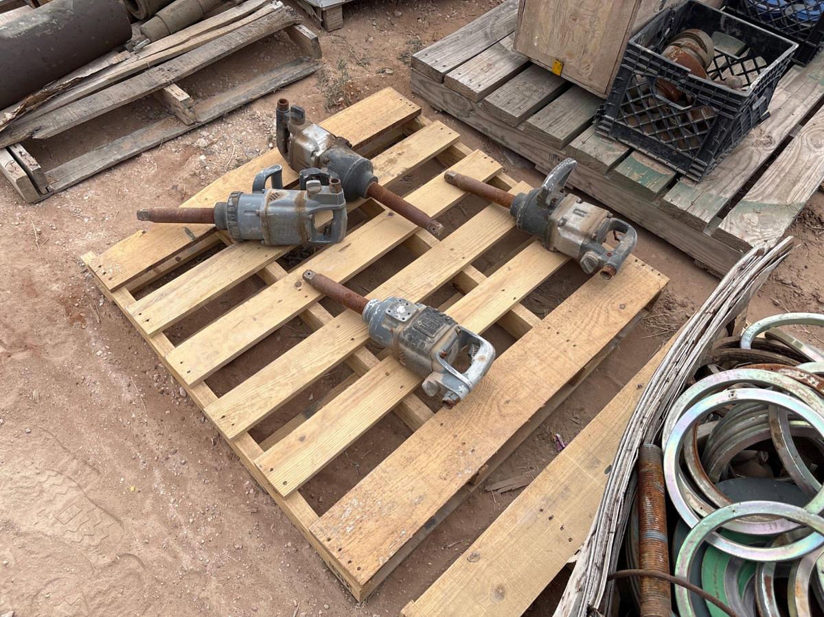 Used (7 pallets) assorted ring gaskets, pneumatic impact wrenches, hangers, & valve stems