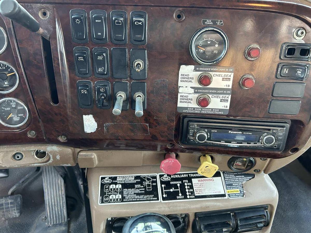 Used 2007 MACK CV713 50 TON T/A GIN POLE WINCH TRUCK 3-WINCHES