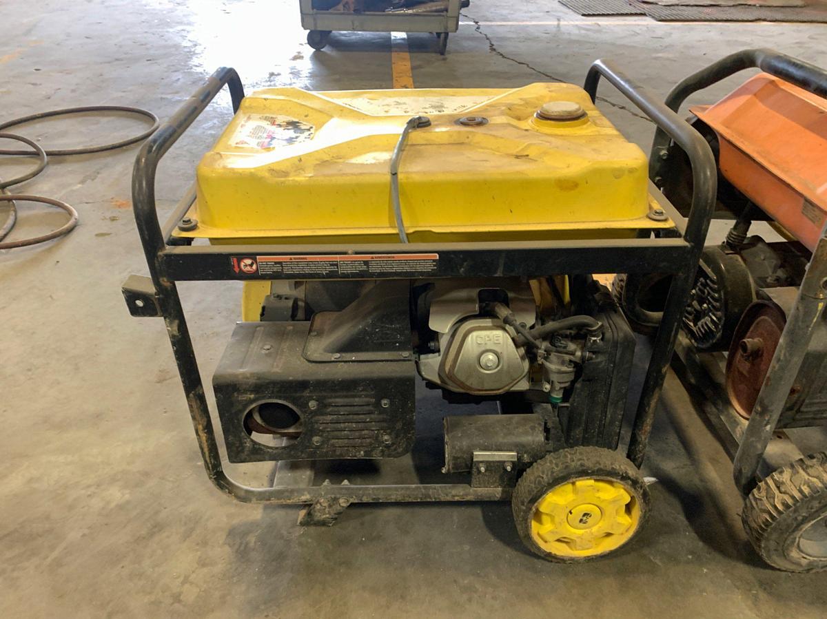Used Generac GP 6500, and Champion Gobal Power Gas Generators
