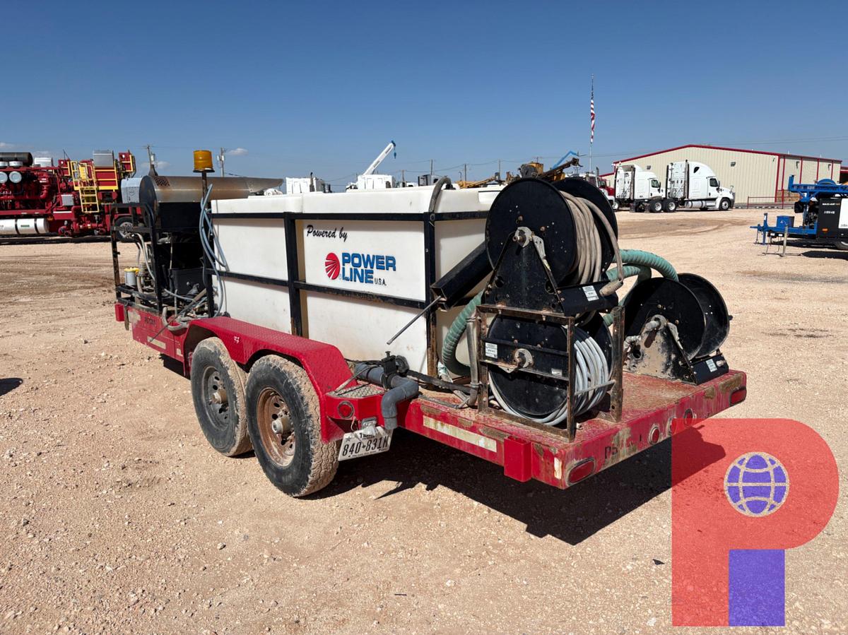 Used 2019 METAL CRAFT 18’ X 5’ T/A BUMPER PULL PRESSURE WASHER TRAILER