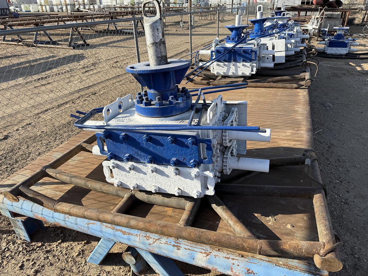 Used 7-1/16 REEDY 5M 2-3/8 DBL MANUAL BLOWOUT PREVENTER, CHARTED