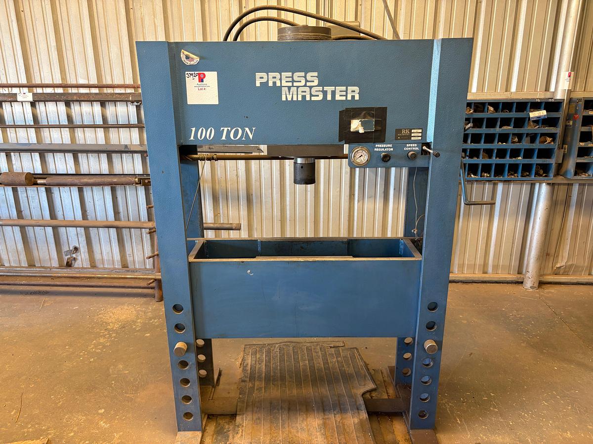 Used RK machinery HFP-100T press master 100 ton hydraulic press