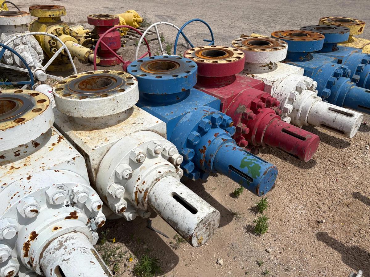 Used (3x$) (3) 7-1/16” 10k frac valves