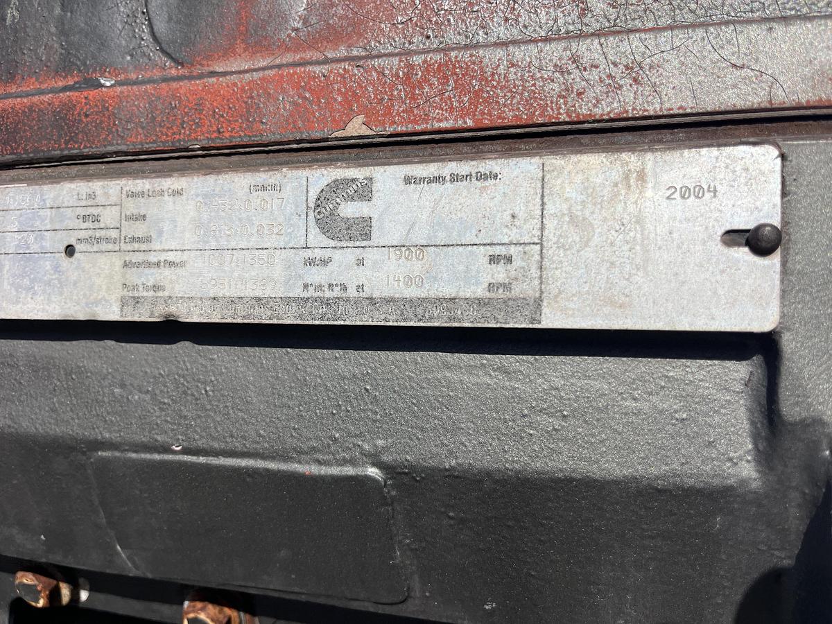 Used 2004 CUMMINS QST30-C 1350 HP CPL 8372 DIESEL PUMP ENGINE