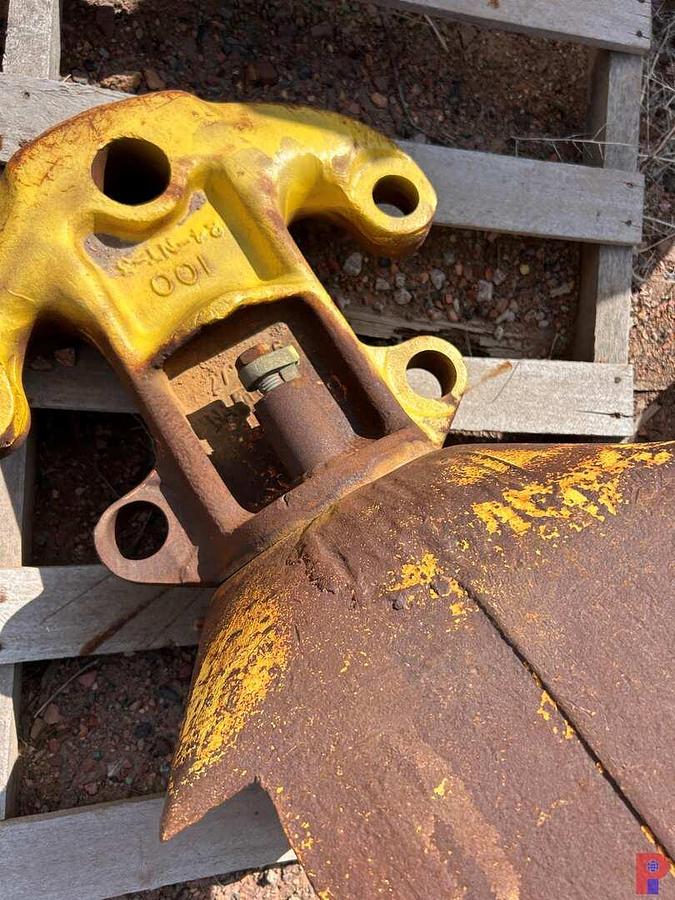 Used MCKISSICK 83 A 100 TON BLOCK W/ (3) 24" X 1" SHEAVES & HOOK