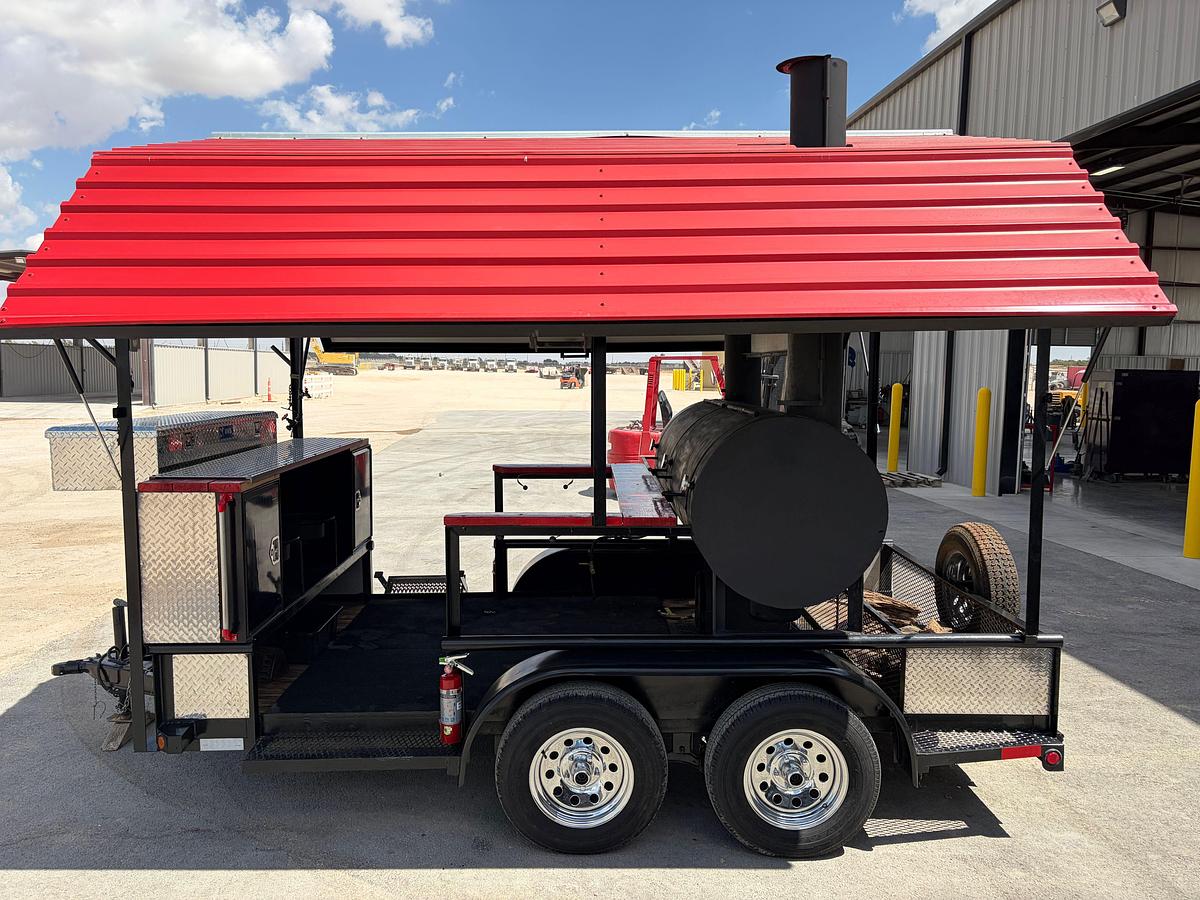 Used SHOPBUILT CUSTOM BBQ TRAILER