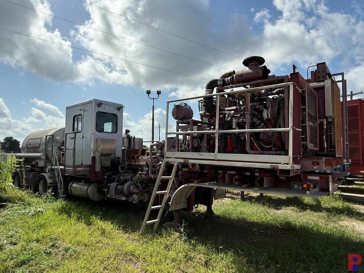 Used 2008 HYDRA RIG 15K TRIPLEX 665 HP NITROGEN PUMP TRAILER