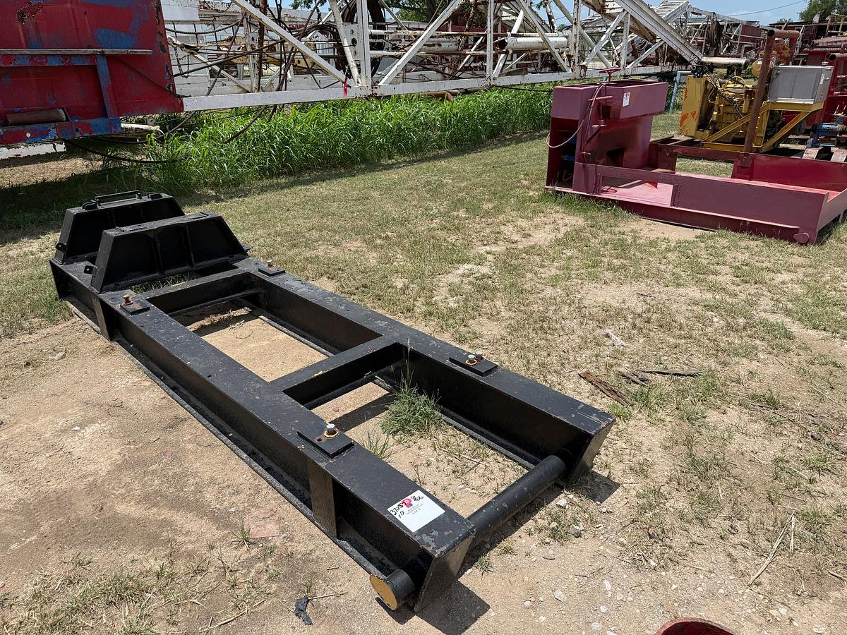 Used (1) 12’L x 4’W ENGINE SKID & (1) 9’L x 6’W SHAKE SKID