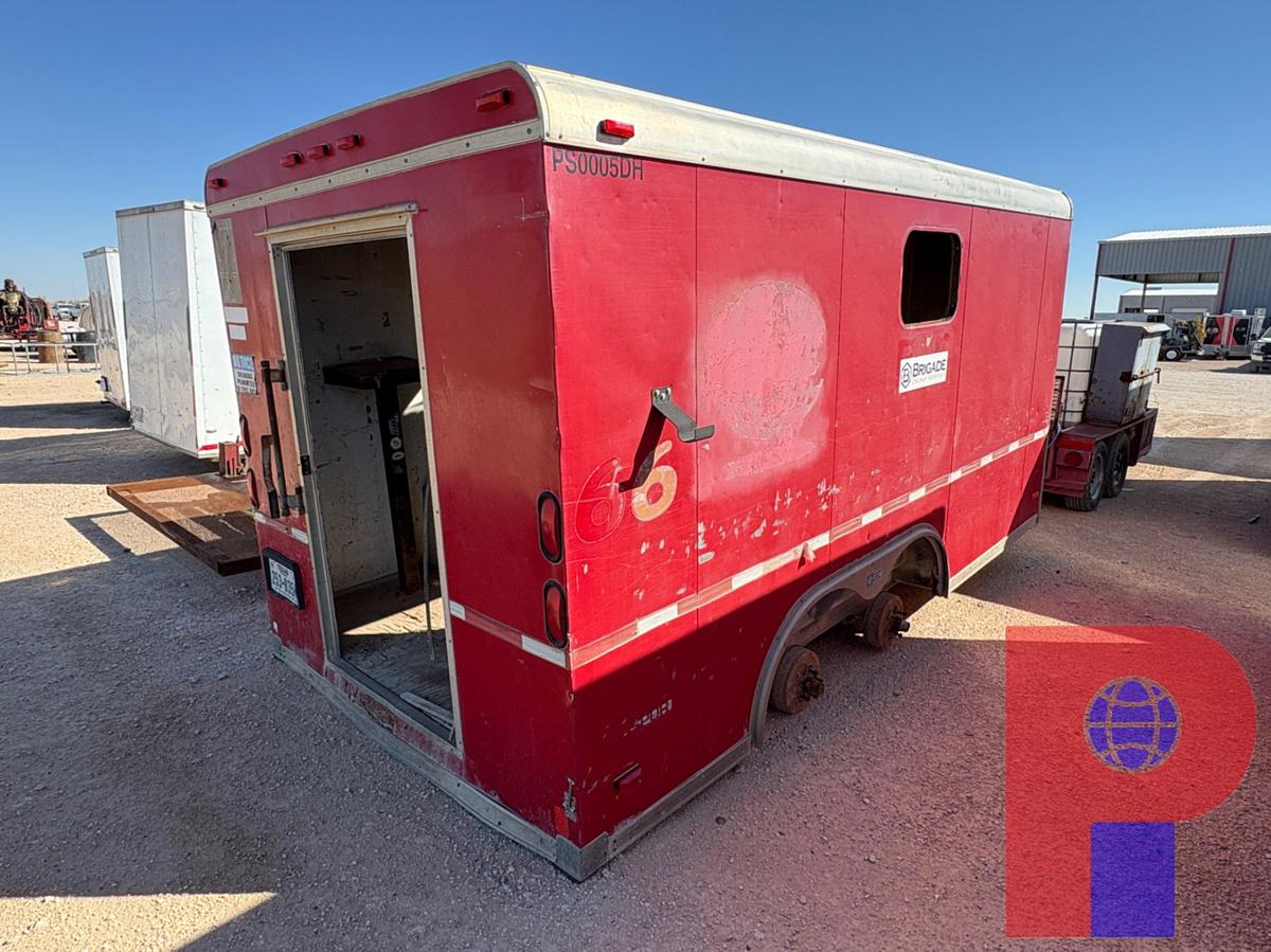 Used 2006 PACE AMERICAN 14’ X 7’ T/A BUMPER PULL DOGHOUSE TRAILER