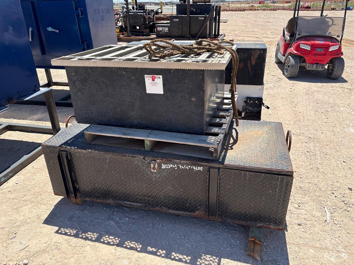 Used 6’ x 32” x 20” toolbox & 3.5’ x 3’ x 1.5’ toolbox
