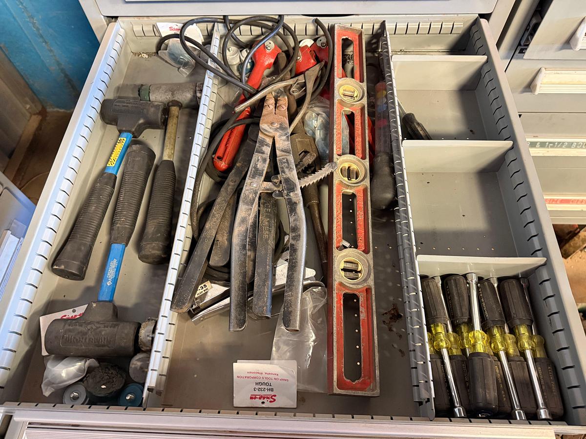 Used LYON MSS II 15-DRAWER ROLLING TOOL CABINET W/ MACHINE SHOP TOOLS