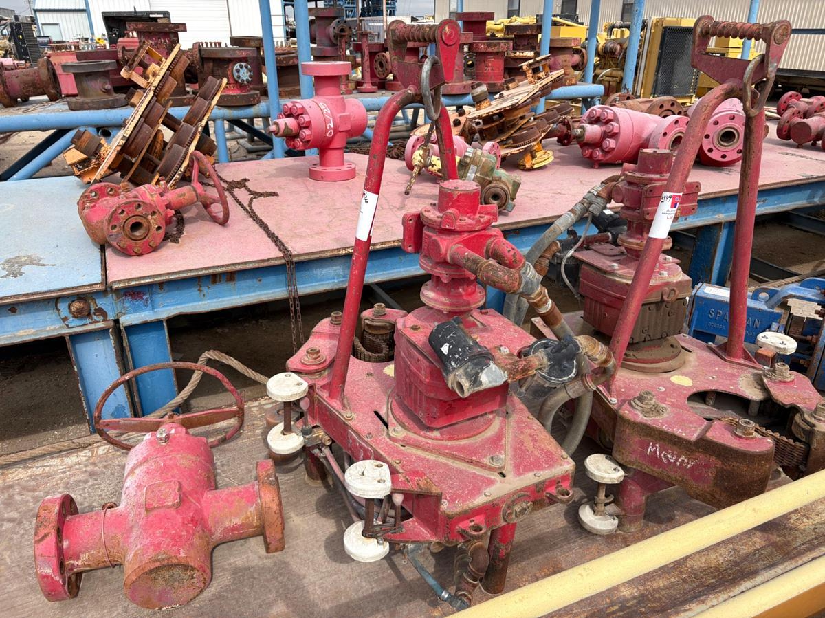 Used Oil works 3507 hydraulic pipe spinner