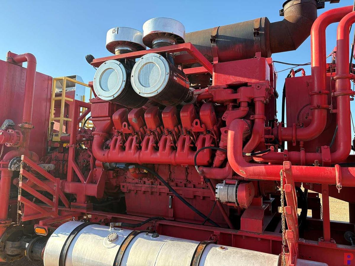 Used 2011 BLACKSTONE TRAILER MFG 3-AXLE FRAC PUMP TRAILER